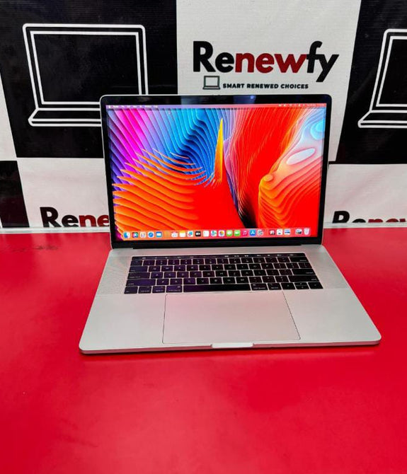 Apple Macbook Pro A1990 Intel Core i7 8th Gen (2018) - (16 GB/256 GB SSD/Mac OS Mojave/4 GB AMD Radeon Graphics) MR932HN/A  (15.4 inch, Space Grey, 1.83 kg) (refurbished, second hand, renewed, preowned, open box)