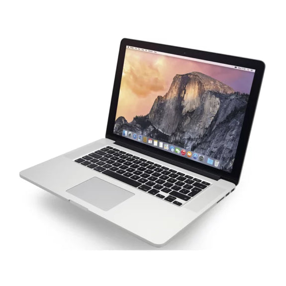 MacBook Pro A1398, 2015, core i7 Processor 16gb Ram 256gb Sata Disk, 15.4" retina di3splay, 1.5gb GFX (refurbished, second hand, renewed, preowned, open box)