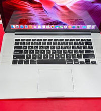 MacBook Pro A1398, 2015, core i7 Processor 16gb Ram 256gb Sata Disk, 15.4" retina di3splay, 1.5gb GFX (refurbished, second hand, renewed, preowned, open box)